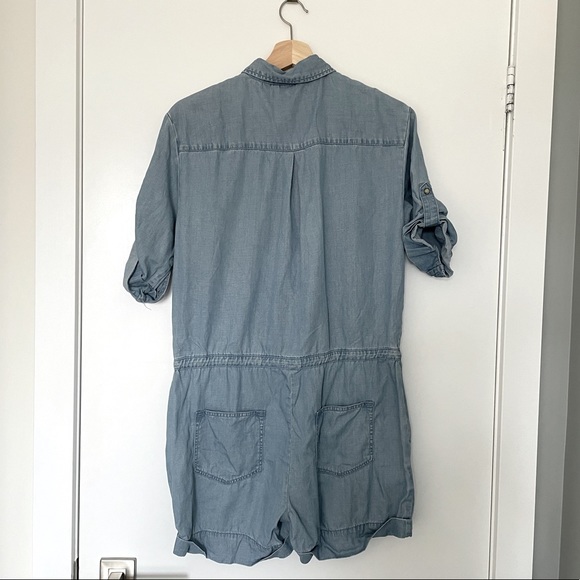 All Saints Denim Jumpsuit Size 6 - Picture 4 of 6